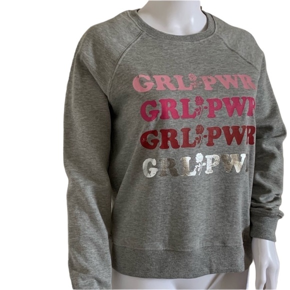 Rebecca Minkoff Girl Power Crew Neck Sweatshirt - Picture 3 of 6